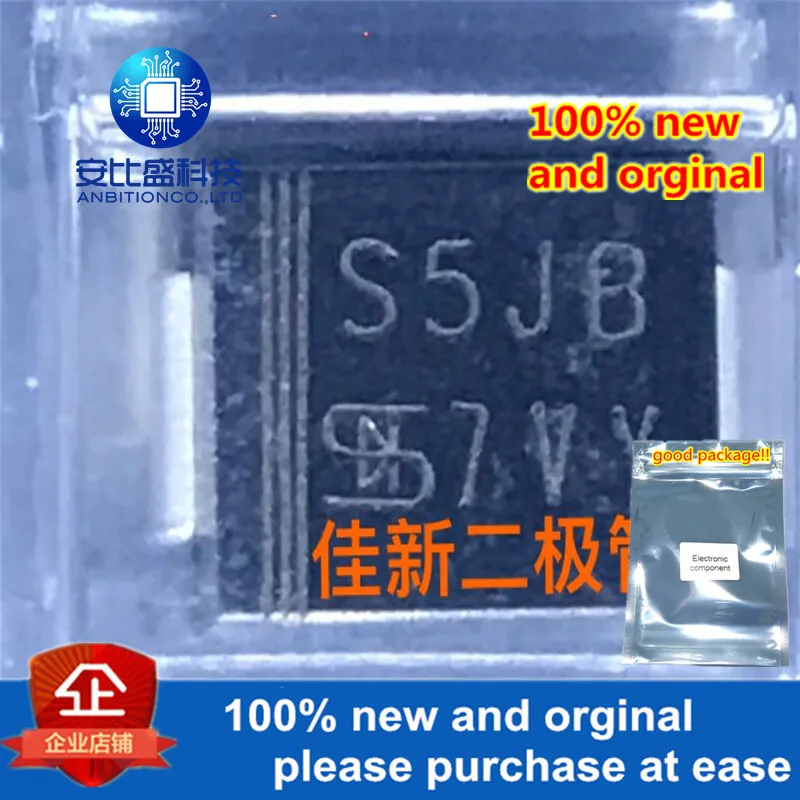 

50pcs 100% new and orginal TSC 5A600V DO214AA silk-screen S5JB in stock