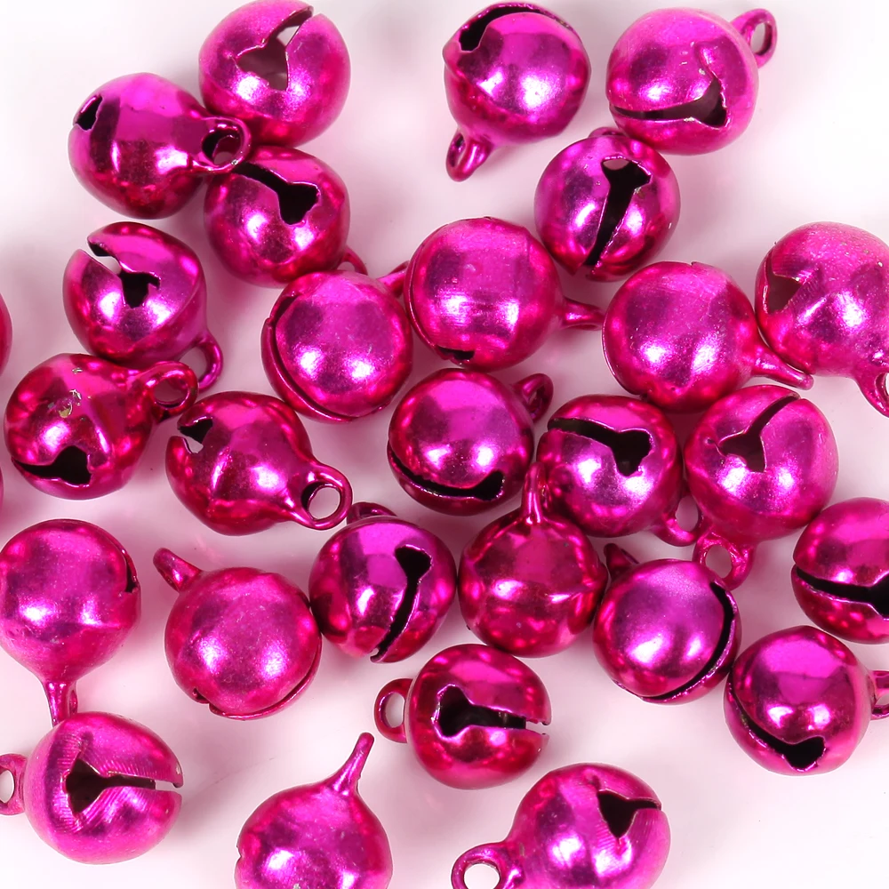 6mm-14mm Mix Colors Loose Beads Small Jingle Bells For Festival