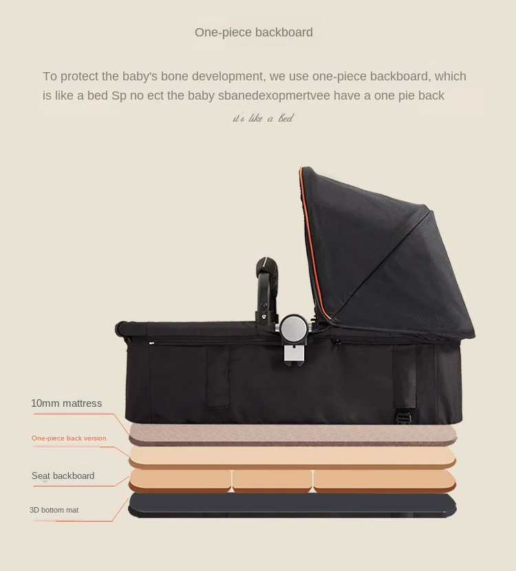 Double stroller portable twins strollers can sit can be folded baby stroller for newborns