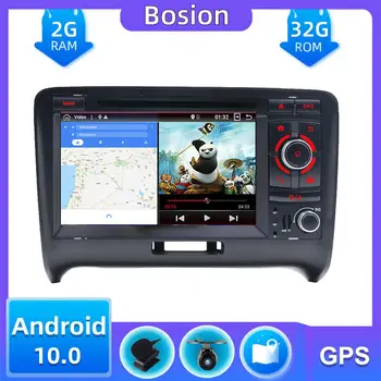 

7inch Android 10.0 Car Multimedia Player For Audi TT MK2 8J 2006-2012 with wifi gps bluetooth mirror link steering wheel control