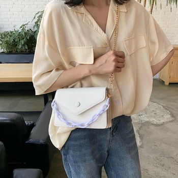 

Women Crossbody Bag Causal Luxury Chains Envelope Handbags Designer Luxury Brand Female Shoulder Messenger