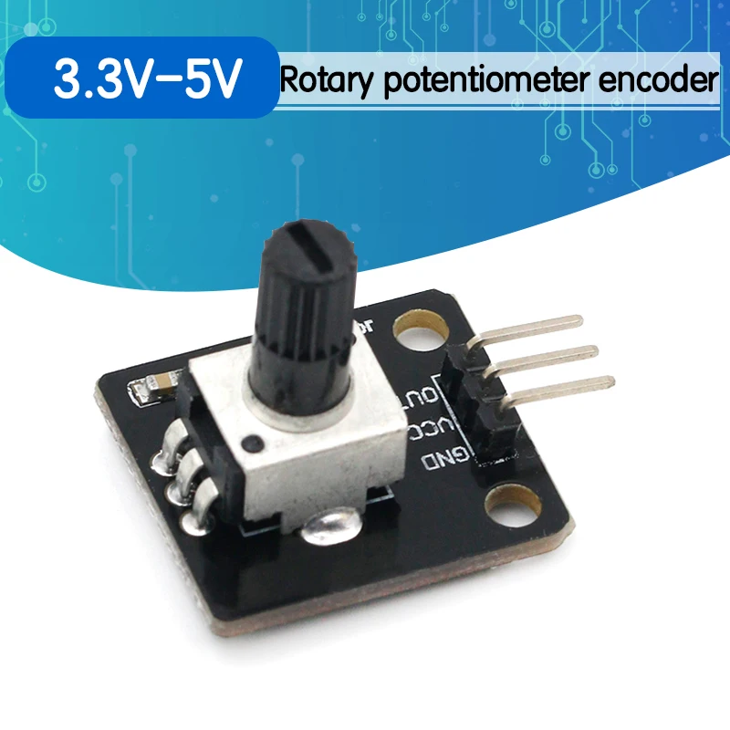 Роторный потенциометр аналоговый ручной модуль для Raspberry Pi Arduino электронные