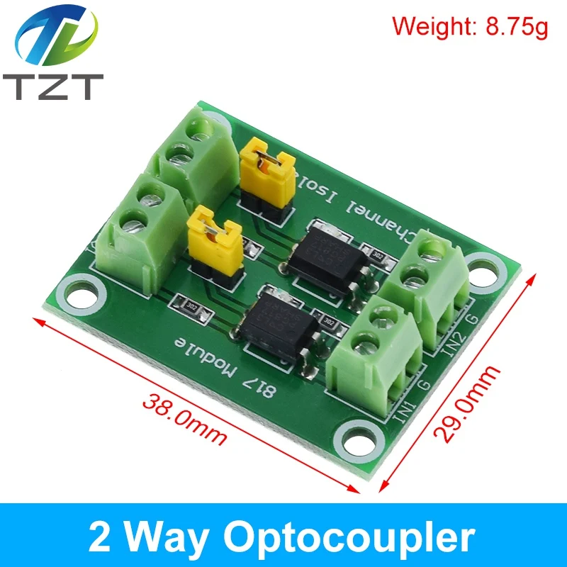 Optokoppler-Isolationsplatine PC817 1 2 4 8 Kanal Spannungswandler-Adaptermodul 3,6-30V Treiber Photoelektrisch Isoliertes Modul – Detail 8