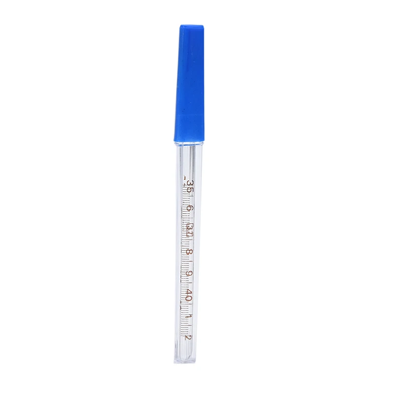 Dispositivo de medición de la temperatura corporal, termómetro de vidrio mercurio para axila, producto para el cuidado de la salud en el hogar, pantalla de gran tamaño, 1 ud.
