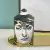 Creative Lady Face Empty Candle Holders Vintage Bottle Decorative Ceramic Storage Jar Candlestick Jars with Lid Home Decoration 30