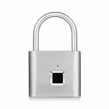 

Keyless USB Rechargeable Smart Fingerprint Door Lock Padlock Quickly Unlock Zinc Alloy Metal Self-developed Chip
