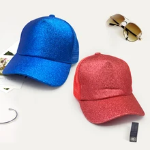 Блестящая бейсбольная кепка "конский хвост", Женская Бейсболка, летняя кепка для папы, сетчатая Кепка, Повседневная Регулируемая Спортивная Кепка s