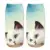 2020 Ins New 3D Print Funny Cute Cartoon Kitten Unisex Short Socks Creative Multiple Cat Face Happy Low Ankle Socks For Women