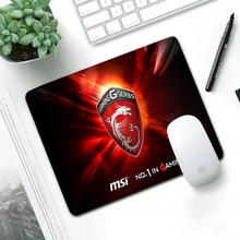 

Msi Smal Mouse Pad Gaming Accessories Speed Computer Keyboard PC Mousepad Gamer Rubber Carpet CSGO LOL PUBG Desk Mat Mausepad