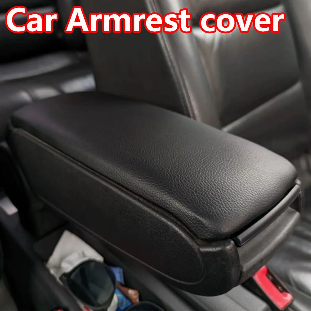 1 Pcs Leather Car Armrest Latch Cover For Audi A6 C5 19992005 Center