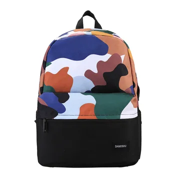 

Camouflage Printing Waterproof Women Travel Backpack Girl School Bag College Book Bag Female Back Pack