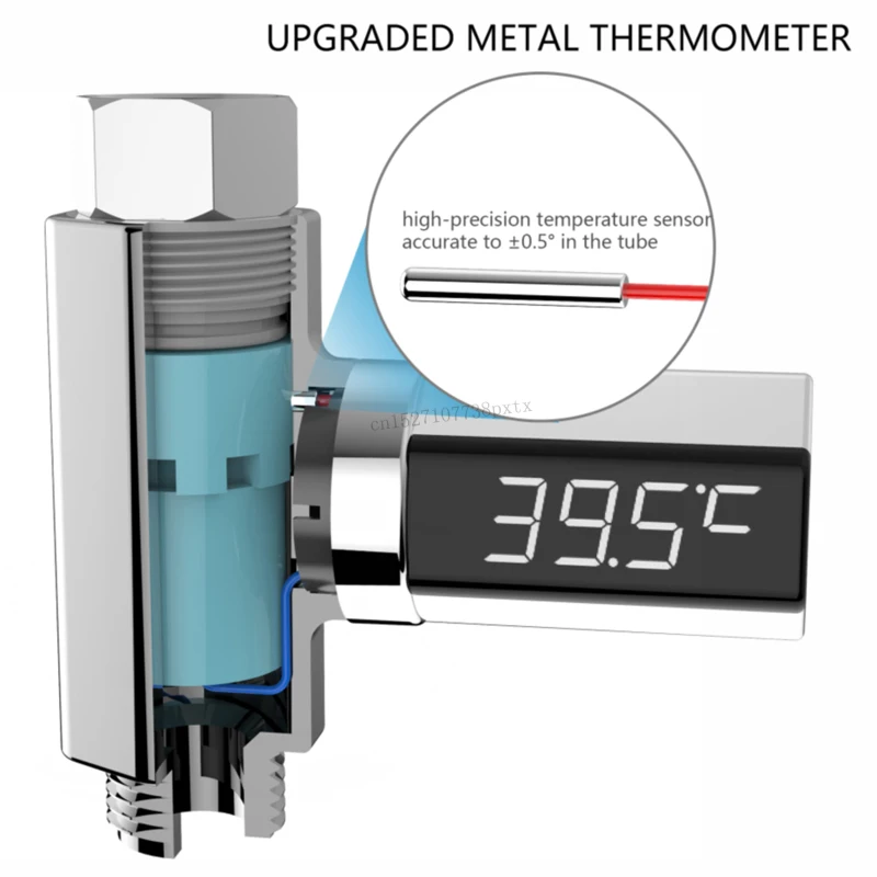 Xiaomi Mijia светодиодный дисплей бытовой водный термометр для душа поток воды температура монитор светодиодный дисплей Термометры для душа