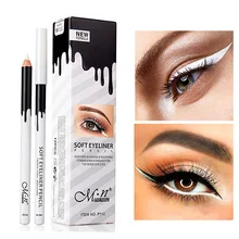 Белый карандаш для подводки глаз водостойкий стойкий Гладкий контур глаз Подводка для макияжа Косметика цветная подводка для глаз ручка легко носить