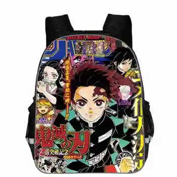 

Demon Slayer Kimetsu No Yaiba Backpack 13/16inch Anime School Bags for Teenage Boys Girls Students Laptop Backpack Travel Bags
