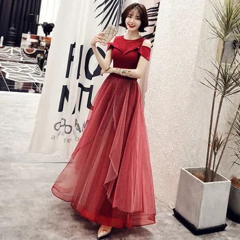 

2020 Promotion Bridesmaid Vestido De Festa Toast Dress The Bride New 2020 Wedding Banquet Must Female Show Thin Long Recalls