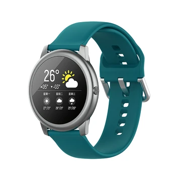 

Replacement 22mm Watch Strap Band Belt Wristband For Xiaomi Haylou Solar Ls05 for Galaxy Watch 3 Silver buckle strap