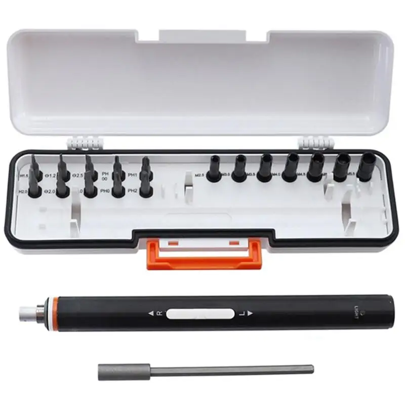 

Mini 3.7V Electric Cordless Magnetic Repair Tool Precision Screwdriver Bit Set after Special High Temperature Treatment