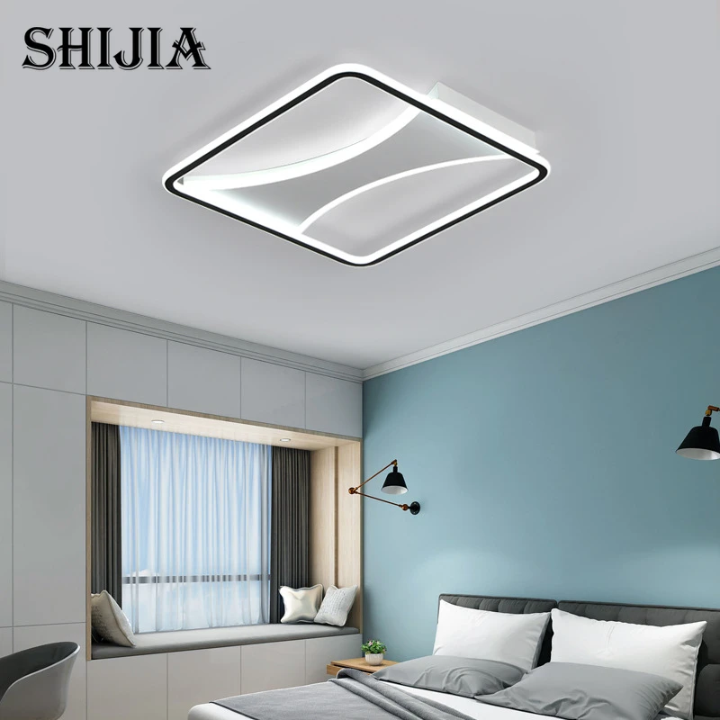 

Living Room Light Modern Minimalist Bedroom Lamp Led Ceiling Lamp Creative Lighting Personality Rectangular Lighting