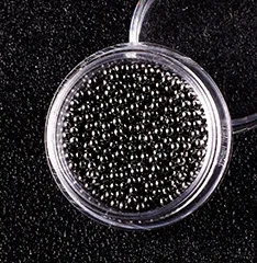 Black 1.5mm Zziell Стразы для ногтей мини маленькие из нержавеющей стали 3D бусины черный золотой серебряный DIY инструменты украшения для дизайна ногтей - Цвет: Black 1.5mm