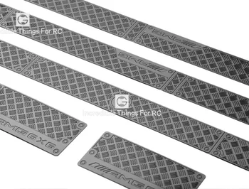

1/10 RC Car Shell Side Anti-skid Plate Strip Decorative Parts for TRAXXAS TRX6 G63 6X6 TRX4 G500 Mercedes-Benz Upgrade Parts