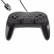 Retro NS kablolu denetleyici oyun uzaktan Pro Gamepad klasik Joypad nintendo Wii ikinci nesil Joystick oyun klavyeler