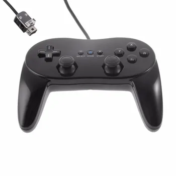 레트로 NS 유선 컨트롤러 게임 원격 프로 게임패드, 닌텐도 Wii 2 세대용 클래식 조이스틱 게임패드