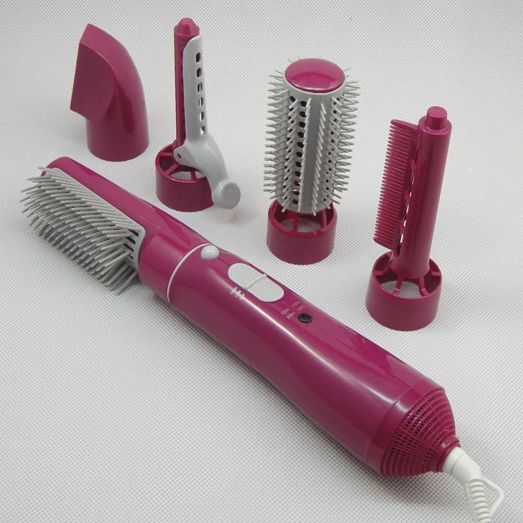

Wholesale Multi-functional Curly Hair Electric Blow Dryer Comb Pear Blossom Head High-Power Household Hair Dressing Modeling Too