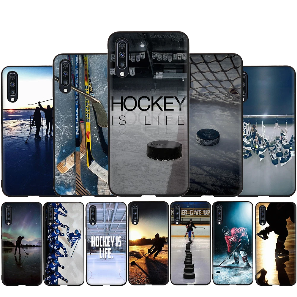 Ice Hockey Silicone phone case for Samsung A3 A5 A6 Plus A7 A8 A9 A10s 20s 30s 40s 50s 60 70 J6 | Мобильные телефоны и
