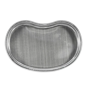 

Cosmetic Body Art Tattoo Tray Bending Plate Eyebrow Dental Disinfection Makeup Stainless Steel Instruments Container