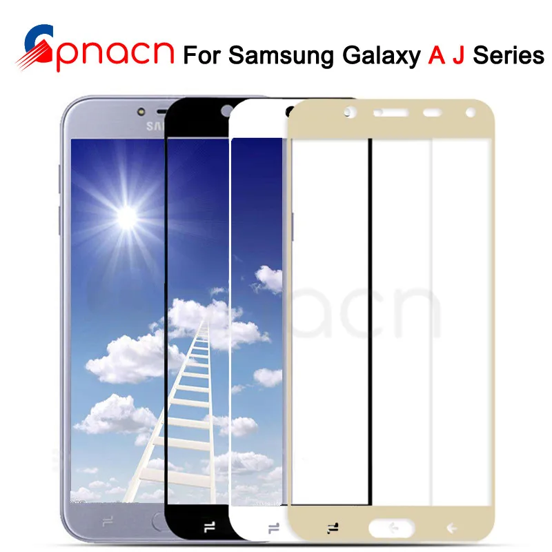 

9D Protective Glass on the For Samsung Galaxy J3 J5 J7 A3 A5 A7 2016 2017 S7 Full Cover Tempered Screen Protector Glass Film
