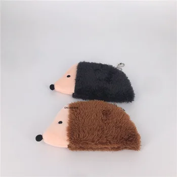 

36pcs.lot , hedgehog Plush bag , new girl's keychain Coin BAG Purse