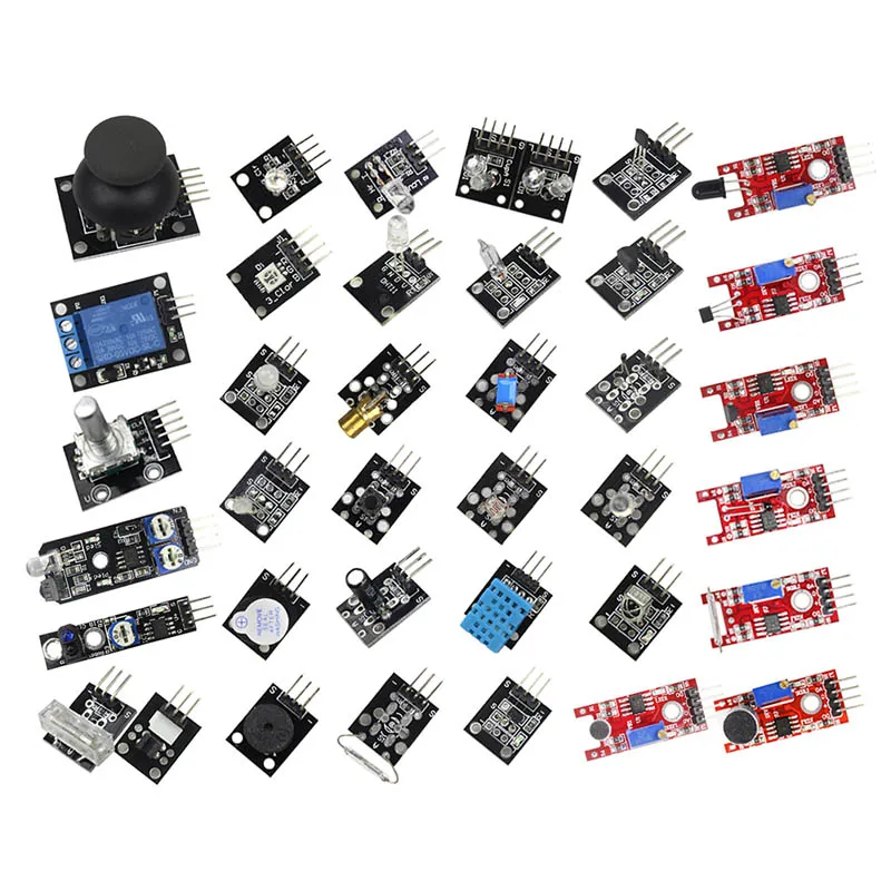 

37/45pcs Sensor Assortment Kit Module Starter for MCU Educ MU8669