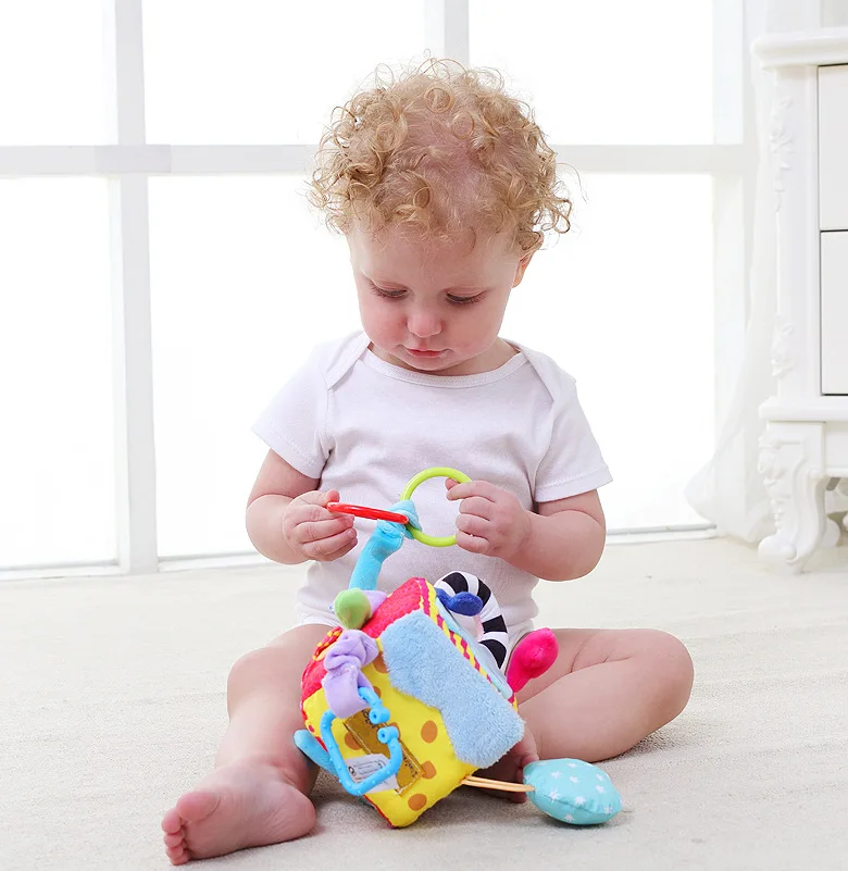 Мягкие игрушки для малышей 0-12/13-24 месяцев детская коляска погремушка для новорожденных Игрушки для младенцев многофункциональные погремушки