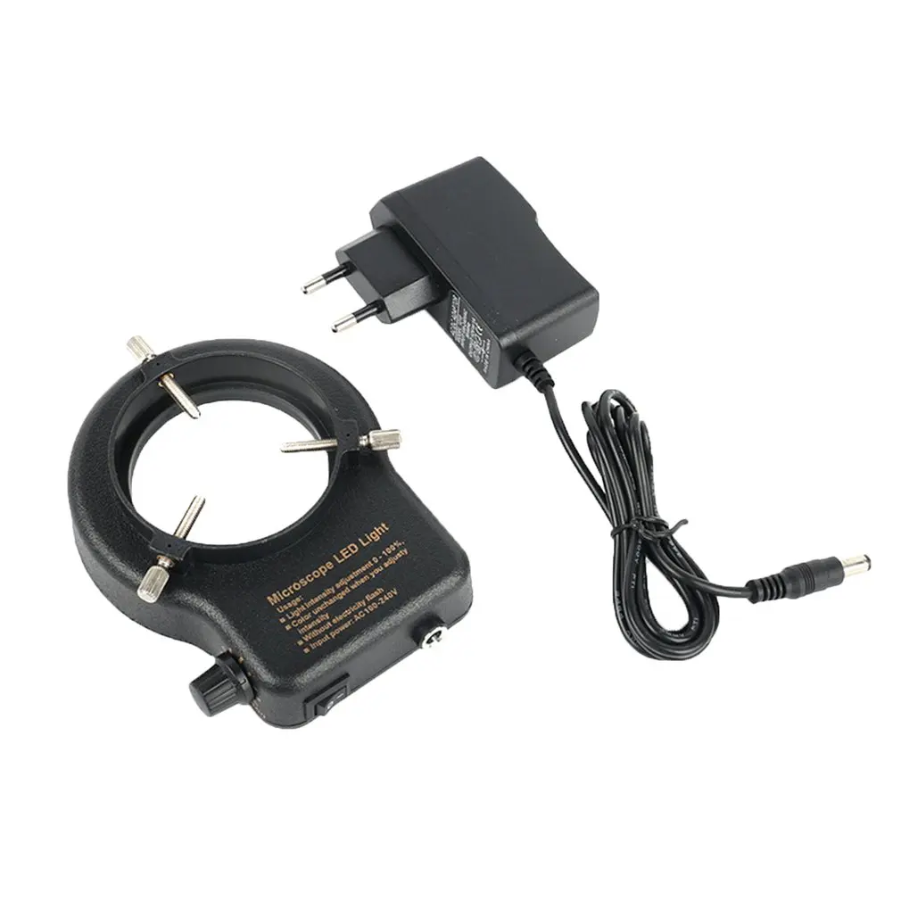 

Split Type 144 LED Lamp Bead Illumination 64mm Microscope Adjustable Light Source Adjustable Ring Light