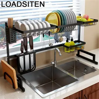 

Almacenaje Cuisine Rangement Refrigerator Dish Etagere Accessories Stainless Steel Cozinha Rack Cocina Mutfak Kitchen Organizer