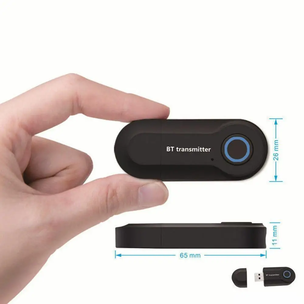 Bluetooth 4,0 аудио приемник передатчик мини стерео Bluetooth передатчик USB 3,5 мм разъем для ПК автомобильный комплект беспроводной адаптер