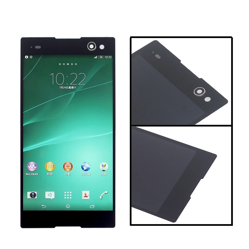 Для SONY Xperia C3 D2533 D2502 ЖК-дисплей дигитайзер сенсор стеклянная панель в сборе для SONY Xperia C3 экран дисплея lcd