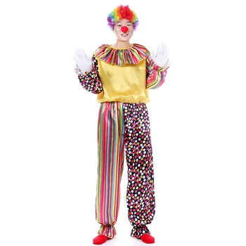

Halloween Clown Clothing Stage Performance Wear Ornaments Makeup Ball Clothing Circus Performance Wear Adult Clown Suit
