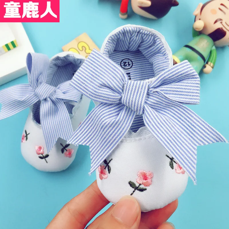 

0-6-12 Month Toddler Booties 1-Year-Old Baby Girls Princess Shoes Newborns Step Shoe Autumn