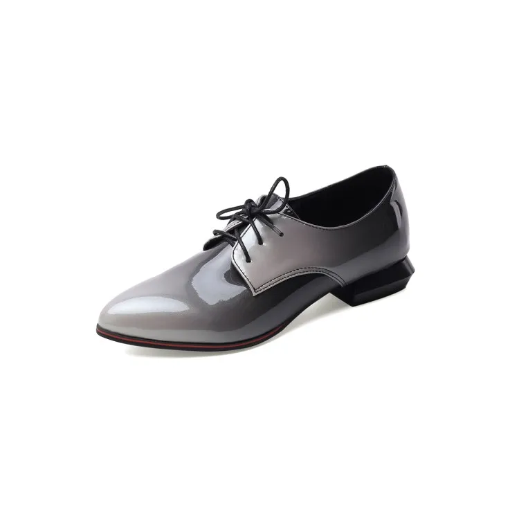 Pointed Toe Oxford Shoes For Women 