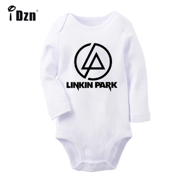 Популярные Linkin Park/боди с сердечками для новорожденных в стиле Честера БЕННИНГТОНА; комбинезоны с длинными рукавами для малышей; одежда из