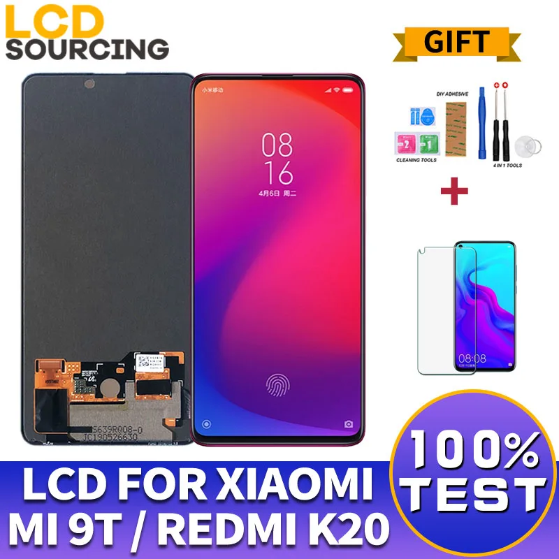 ЖК дисплей 6 39 дюйма для Xiaomi Mi 9T сенсорный экран панель в сборе дигитайзер Redmi K20