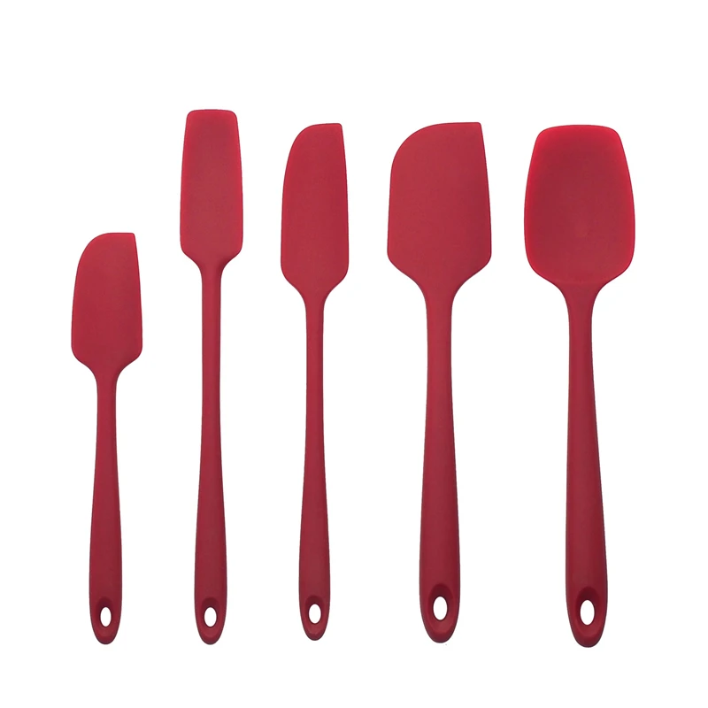 50 Set Silicone Spatula Set Heat Resistant Non-Stick Kitchen Utensil For Cooking, Baking and Mixing Cookware