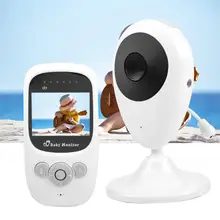 Беспроводной цифровой Цвет ЖК-дисплей видеоняня Ночное видение аудио видео 2,4 монитор GHz Baby Камера