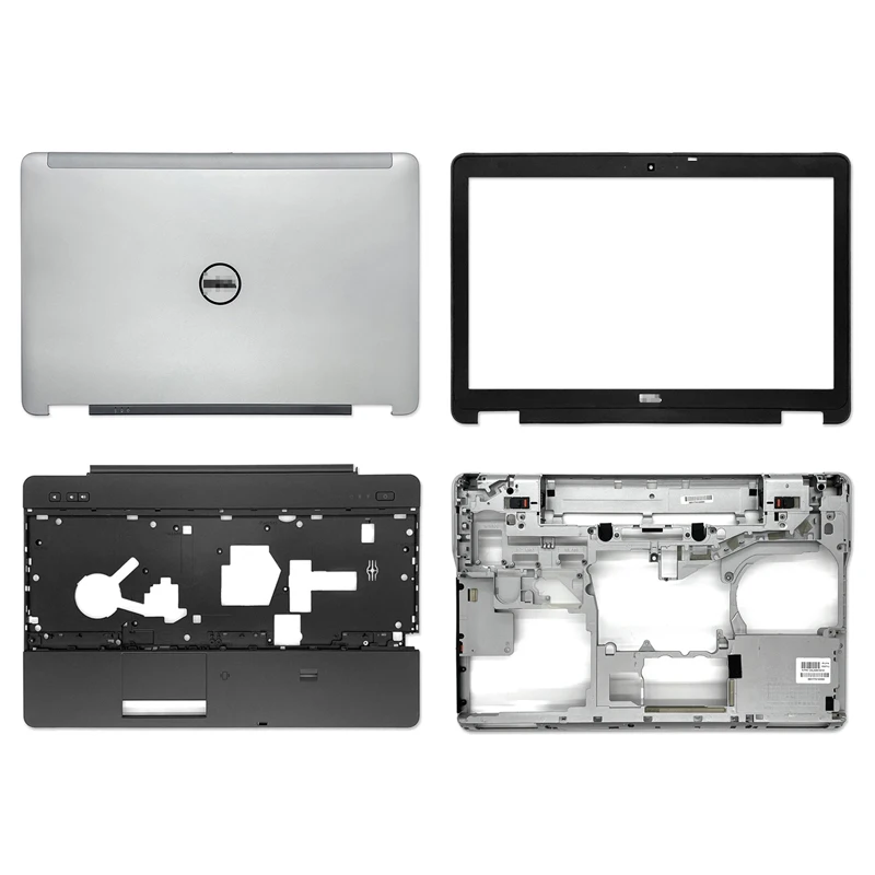 New For Dell Latitude E6540 LCD Back Cover/Front Bezel/Hinges/Palmrest/Bottom Case/Hinge Cover Upper Top Case Silver external cooling fan for laptop Laptop Accessories