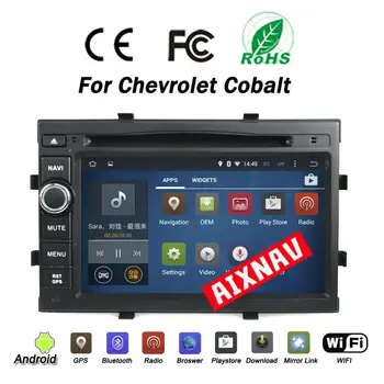 

Car Radio Car Multimedia Player Android 7.1 For Chevrolet cobalt Navigation GPS 4 Core 2G 16G Auto Radio parktronic 2 Din FM AM