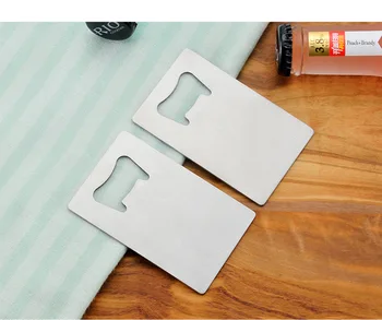

Creative card stainless steel bottle opener personality credit card size beer soda cap opene