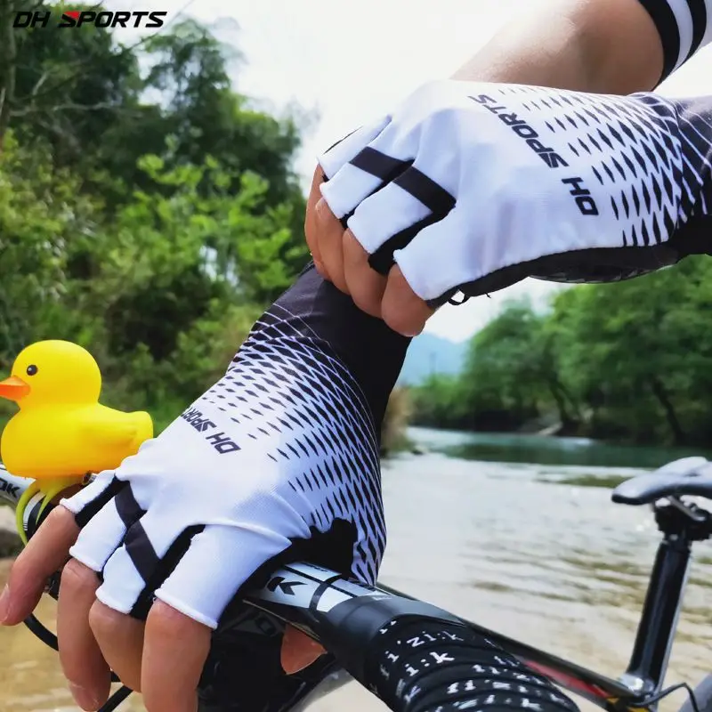NEW Sports Unisex Cycling Half Finger Gloves Cycling Socks Sets Washable Bike Gloves Racing Bicycle Gloves for Man multicolour 3