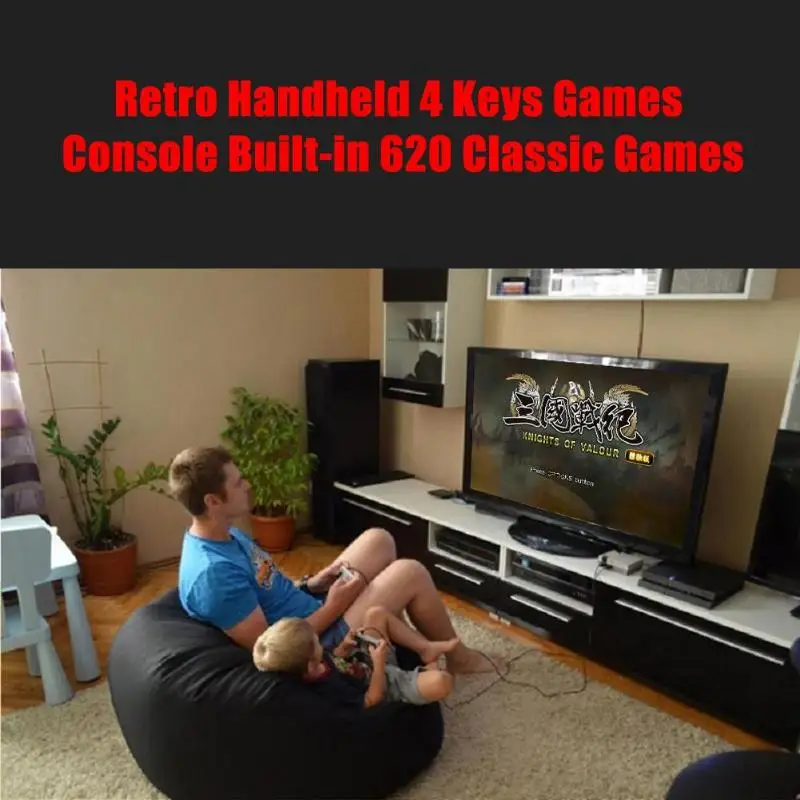 Built-In 620 Games Mini TV Game Console 8 Bit Retro Classic Handheld Gaming Player AV Output Video Game Console Toys Gifts US