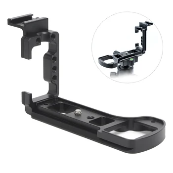 

quick release A6500C Aluminium Alloy L Shape Quick Release Plate Hand Grip Bracket with Hot Shoe Mount for Sony A6500 ILCE-6500
